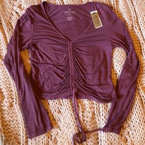 AE Soft scrunched shirt